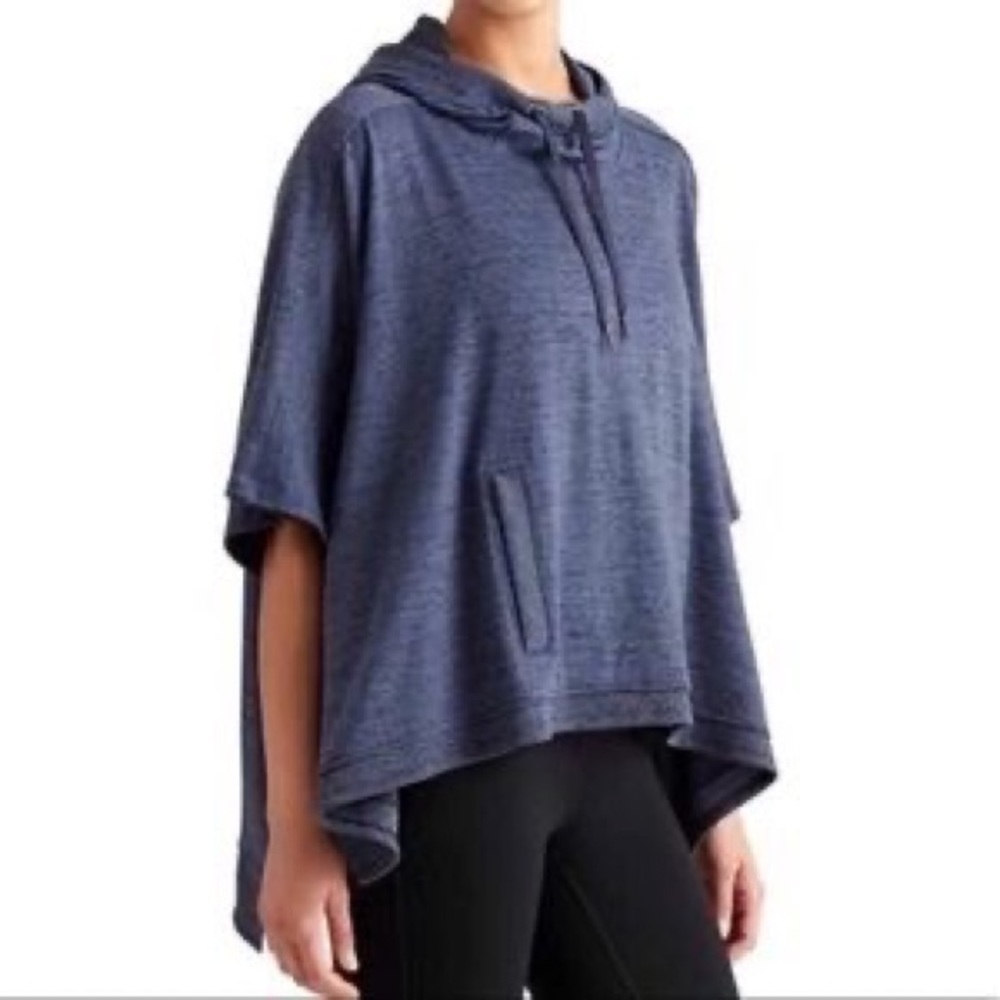 ATHLETA BLISSFUL HOODED COWL PONCHO